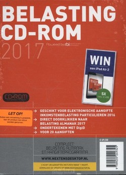 BELASTING CD-ROM / 2017 - 9789035249325