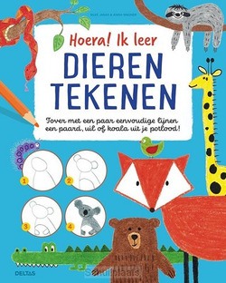 HOERA! IK LEER DIEREN TEKENEN - JANAS, SILKE; WAGNER, ANNA - 9789044756159