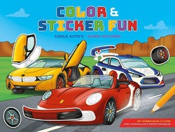 COLOR & STICKER FUN - COOLE AUTO'S / COL - ZNU - 9789044762570