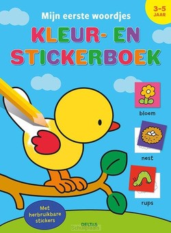 MIJN EERSTE WOORDJES KLEUR- EN STICKERBO - ZNU - 9789044762792