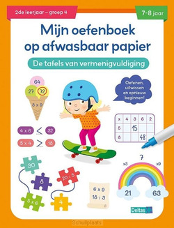 MIJN OEFENBOEK OP AFWASBAAR PAPIER / DE - 9789044763942