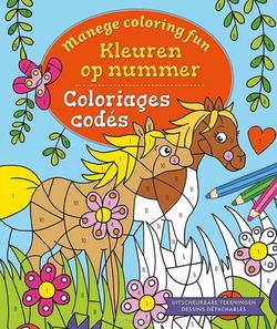 MANEGE COLORING FUN - KLEUREN OP NUMMER - THEISSEN, PETRA - 9789044765182