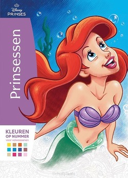 DISNEY PRINSESSEN KLEUREN OP NUMMER VOOR - 9789044770155