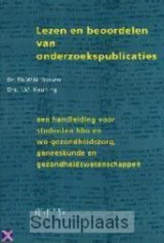 LEZEN EN BEOORDELEN VAN ONDERZOEKSPUBLIC - DASSEN, T.W.N. - 9789055740062