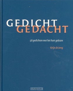 GEDICHT GEDACHT - JONG, K. DE - 9789058814005