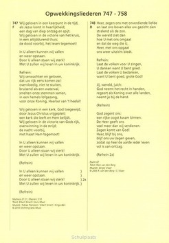 TEKSTAANVULLING 747 - 758 - OPWEKKING - 9789059692992