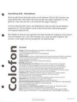KINDEREN TEKST/MUZIEK 23 312 - 323 AANV - OPWEKKING - 9789059693159