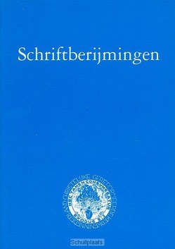 SCHRIFTBERIJMINGEN CGK BLAUW - 9789060645420