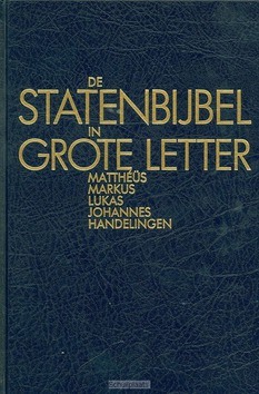 STATENBIJBEL GROTE LETTER NT1 MATTHEUS H - 9789061266983
