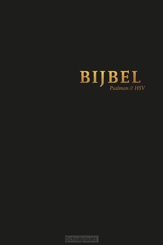 BIJBEL HSV PSALMEN ZWART HARDCOVER - HERZIENE STATENVERTALING - 9789065395948