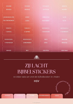 ZIJ LACHT BIJBELSTICKERS HSV - LACHT, ZIJ - 9789065396037