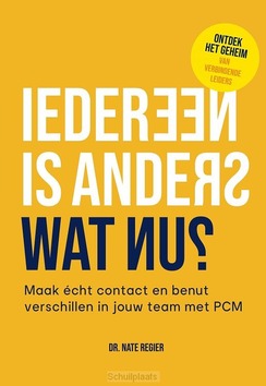 IEDEREEN IS ANDERS, WAT NU? - REGIER, NATE - 9789083553801