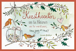 KERSTKAARTEN OM TE KLEUREN EN TE VERSTUR - BIKKER, LINDA - 9789087188146