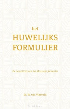 HUWELIJKSFORMULIER - VLASTUIN, W. VAN - 9789088974038