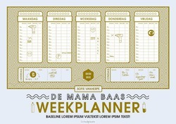 MAMA BAAS WEEKPLANNER - VANHERPE, SOFIE; THYSSEN, EMMA - 9789401435918