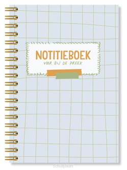 MEESCHRIJFBOEKJE BIJ DE PREEK BLAUW - TERDEGE - 9789402916829