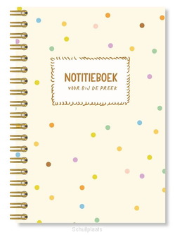 NOTITIEBOEK VOOR BIJ DE PREEK - 9789402916836