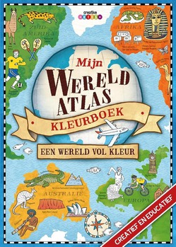 MIJN WERELD ATLAS KLEURBOEK - 9789461886095