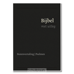 BIJBEL MET UITLEG 17X24 LUXE ZWART - [BMU] - 9789462782433