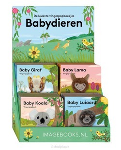 DISPLAY VINGERPOPBOEKJES 4TX4E BABYDIERE - 9789463337946