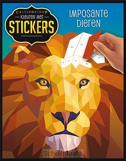 KLEUREN MET STICKERS IMPOSANTE DIEREN - 9789463547444