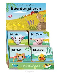 DISPLAY-VINGERPOPBOEKJES BOERDERIJ DIERE - 9789464082937
