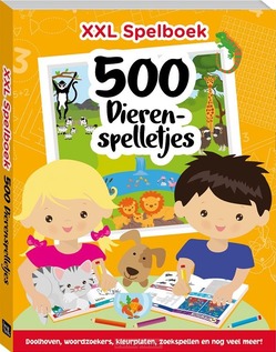 XXL SPELBOEK - 500 DIERENSPELLETJES - IMAGEBOOKS FACTORY - 9789464087819