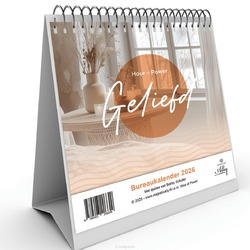 BUREAUKALENDER HOUR OF POWER JE BENT GEL - 2026 - 9789493206649