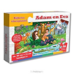 VLOERPUZZEL ADAM EN EVA 48X74CM - 9789493208605