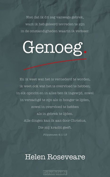 GENOEG - ROSEVEARE, HELEN - 9789493392007