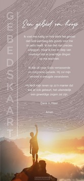 GEBEDSKAART EEN GEBED VAN HOOP - HOUR OF POWER - MA24066