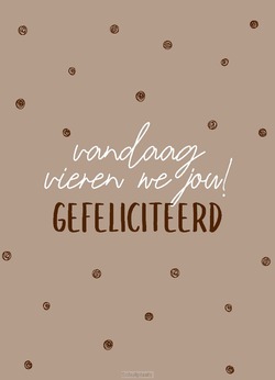 WENSKAART VANDAAG VIEREN WE - LUV2022 - MA44025