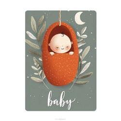 KAART SLAPENDE BABY - EIGENW!JS - MA62021