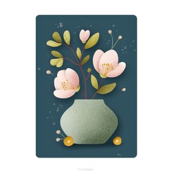 KAART BLOEMENVAAS - EIGENW!JS - MA62026