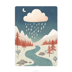 KAART WINTERLANDSCHAP - EIGENW!JS - MA62033