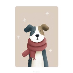 KAART HOND MET SJAAL - EIGENW!JS - MA62036
