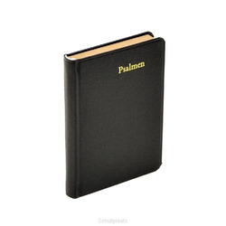 PSALMBOEK 9X12, KUNSTLEER, KLEURSNEE - P21